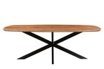 DT- Marmeren Ovaal Web Wit 200cm