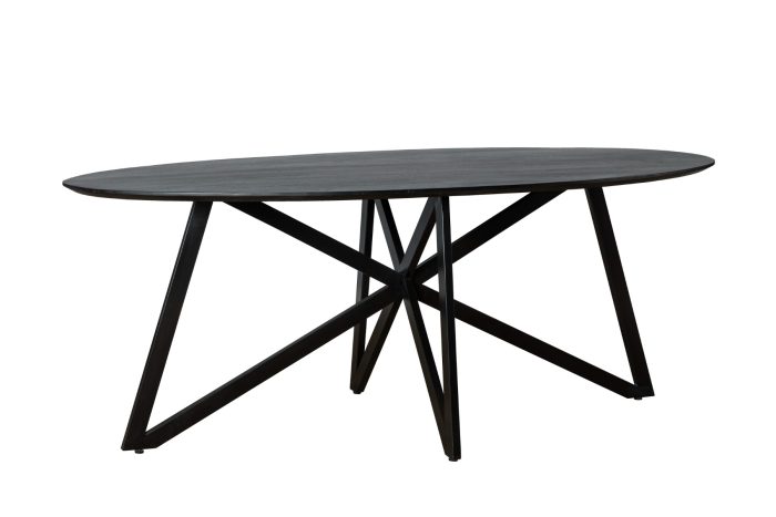Oslo Zwarte Acasia Webpoot 200cm - Afbeelding 1