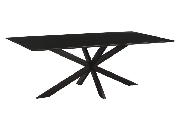 Oslo Spin Zwart Acacia 220 cm - Afbeelding 1