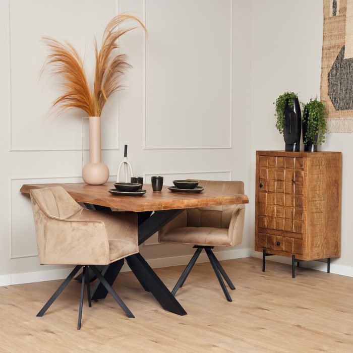Boomstamtafel Boston | 160 cm - Afbeelding 1
