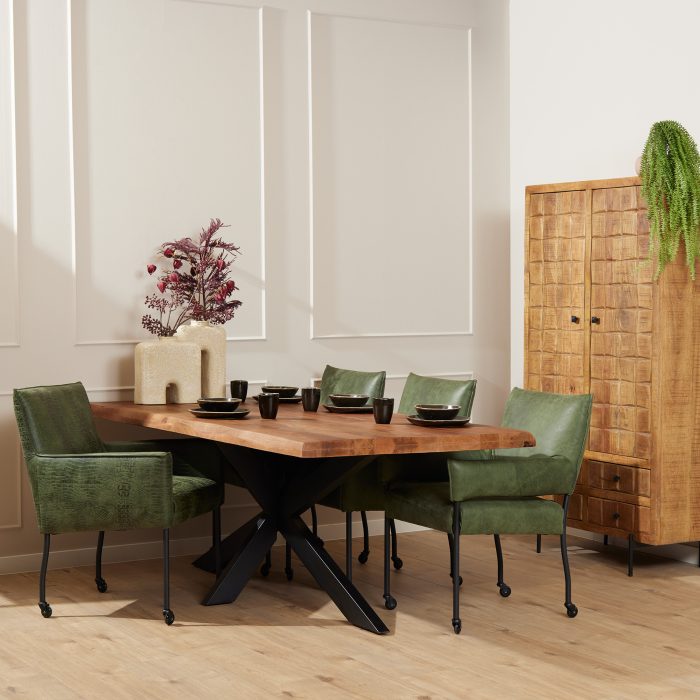 Boomstamtafel Boston | 240 cm - Afbeelding 1