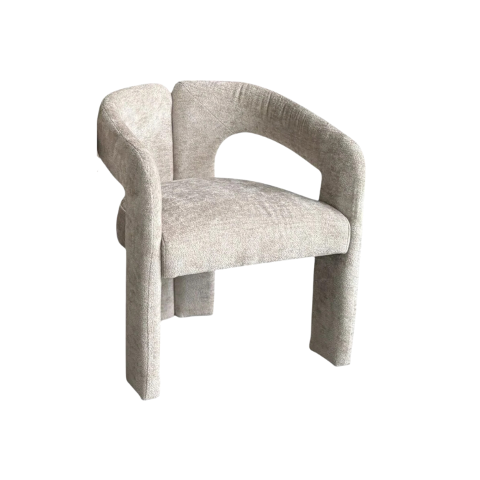 STOEL BARONI TAUPE FY2415-6 - Afbeelding 1