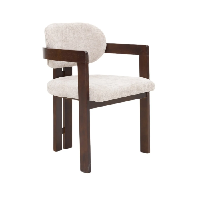 STOEL DUBAI ZB-5576 BRUINE POTEN FY2415-6 TAUPE - Afbeelding 1