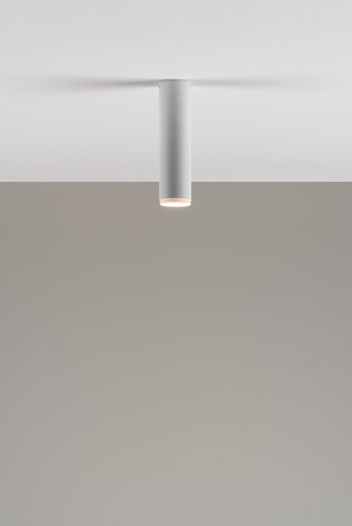 Haul 55 plafondlamp H.21 cm GU10 gestructureerd wit - Afbeelding 2