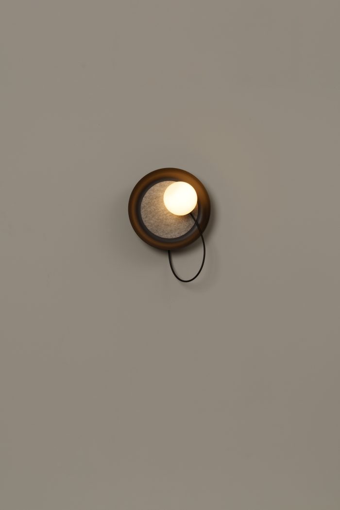 Wandlamp van draad @ 24 cm G9 gestructureerd antraciet grijs - Afbeelding 2