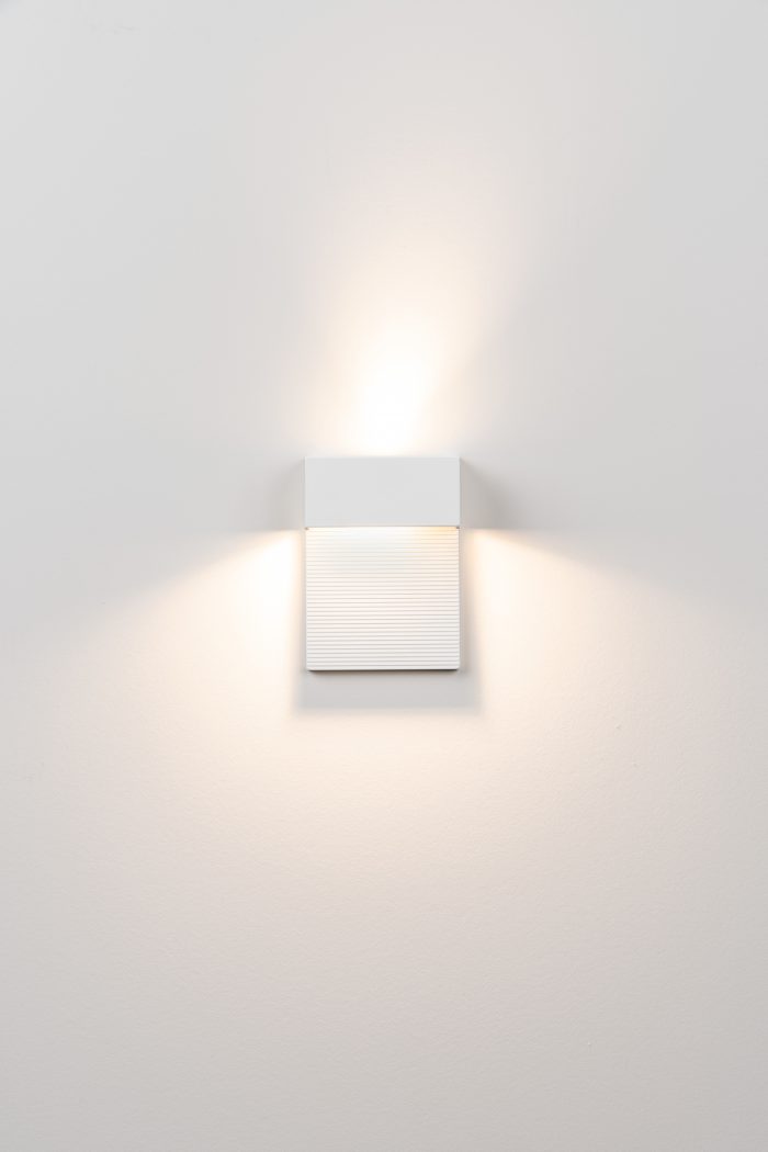 Mini Wandlamp H.15 DOB Led gestructureerd wit - Afbeelding 2