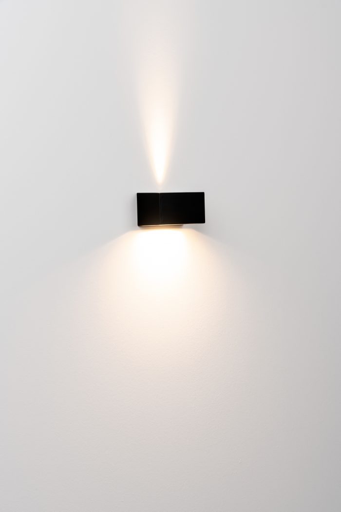Mini Wandlamp H.5 G9 gestructureerd zwart - Afbeelding 2