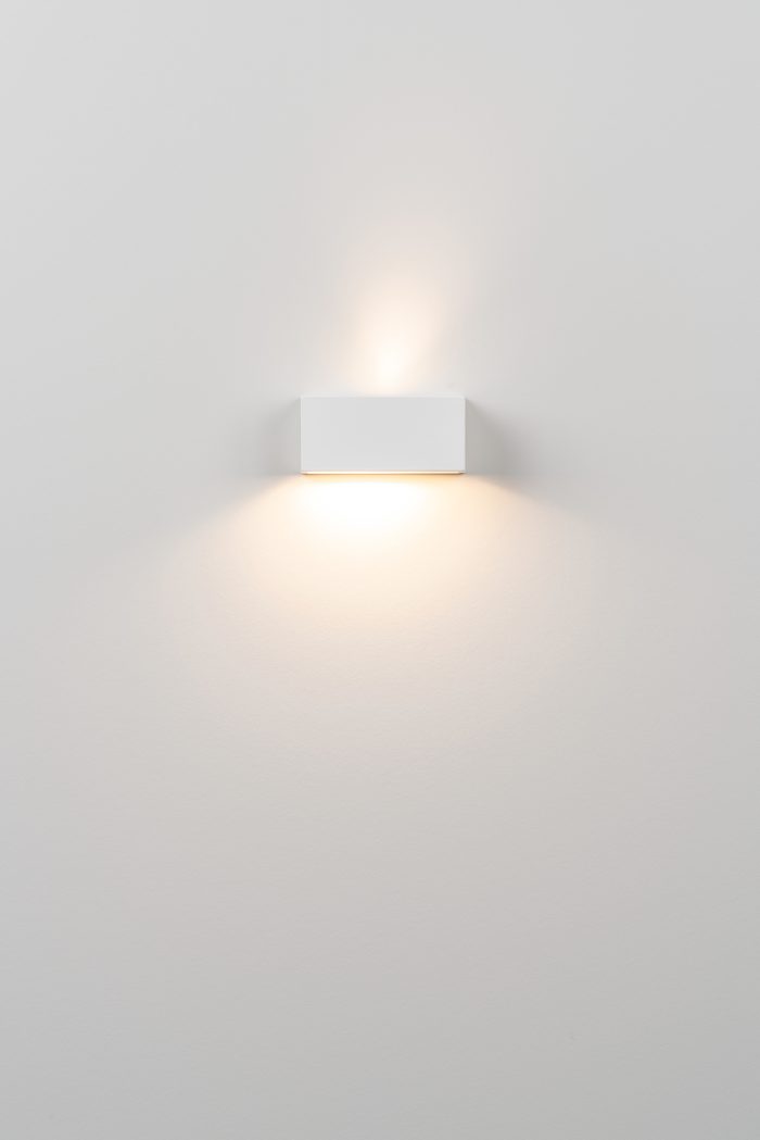 Mini Wandlamp H.5 DOB Led gestructureerd wit - Afbeelding 2
