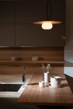 Wand/plafondlamp Knock G9 @ 40 cm essenhout - Afbeelding 2