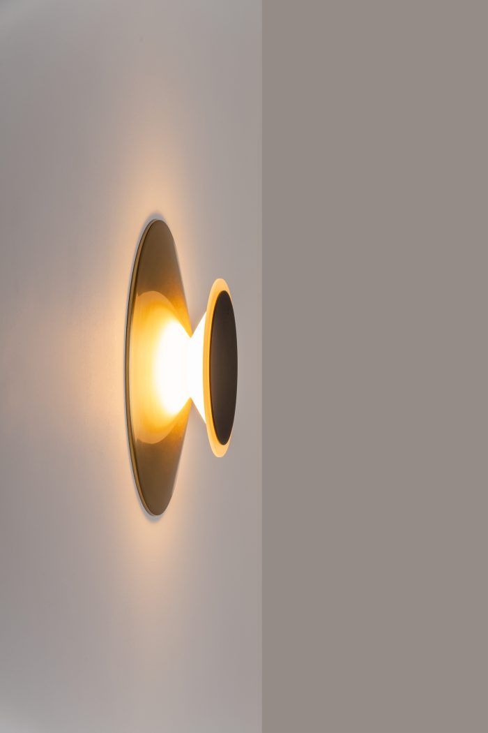 Horizon wandlamp Led PCB 12 W geborsteld messing - Afbeelding 2