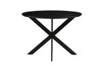 Oslo Zwarte Ronde 130 cm - Afbeelding 2