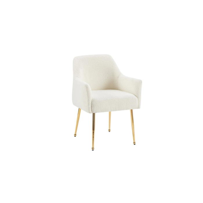 STOEL MILA VC802A GOUD + WITTE TEDDY - Afbeelding 2