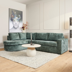MijnSofa Alma | Groen | Divan Links + 2,5 zits | 5 jaar garantie - Afbeelding 2