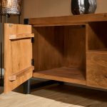 Tv-meubel Boaz 110 cm | Een deur en open vak - Afbeelding 2