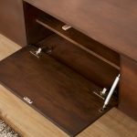 Zwevend tv-meubel Vision Walnut | 240 cm - Afbeelding 2