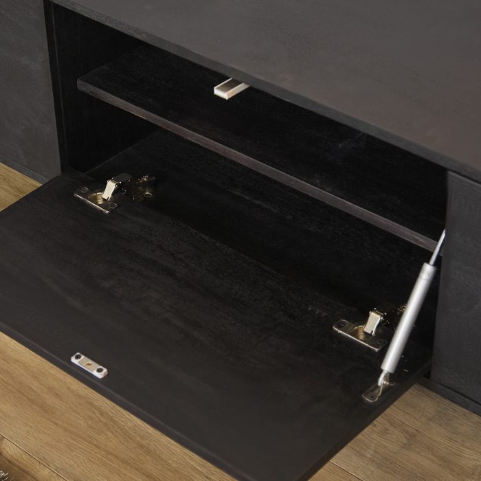 Zwevend Tv-meubel Vision Black | 240 cm - Afbeelding 2