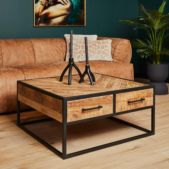 Salontafel Arlington | 80x80 cm - Afbeelding 2