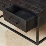Salontafel Denver Zwart | 80x80 cm - Afbeelding 2