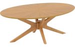 Julia 120X70 Salontafel Ovaal Eiken Naturel - Afbeelding 2