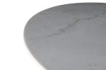 Marmeren Ovale Spin Wit 180cm - Afbeelding 2