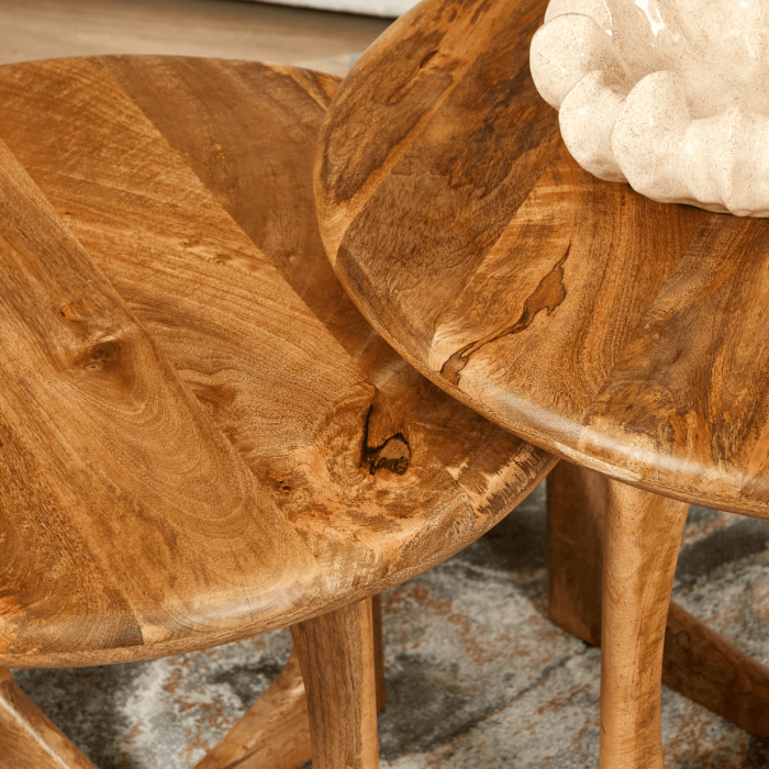 Bijzettafel Milou | Naturel | 60 cm - Afbeelding 2