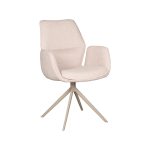 LABEL51 Eetkamerstoel Mellow - Naturel - Boucle - Afbeelding 2