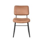 LABEL51 Eetkamerstoel Noah - Cognac - Microfiber - Afbeelding 2