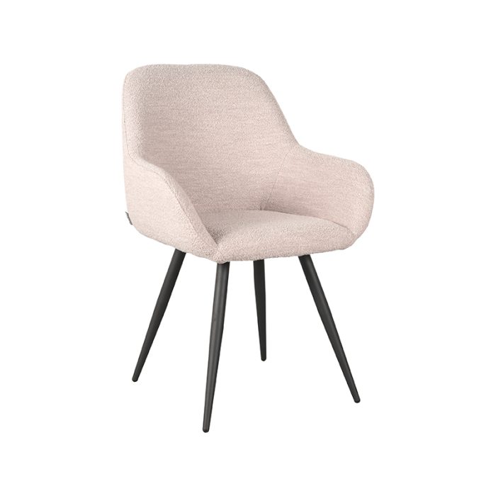 LABEL51 Eetkamerstoel Fender - Naturel - Boucle - Afbeelding 2