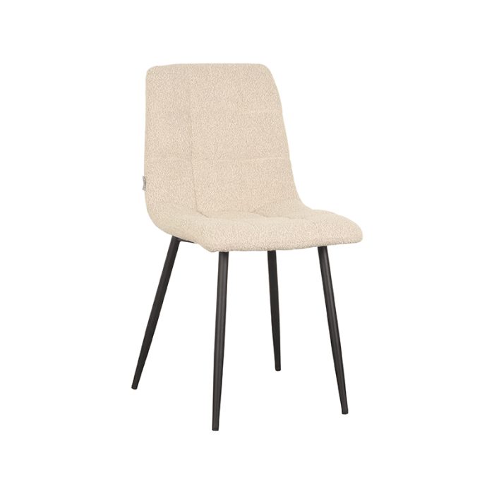LABEL51 Eetkamerstoel Juul - Zand - Boucle - Afbeelding 2