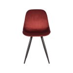 LABEL51 Eetkamerstoel Capri - Rood - Fluweel - Afbeelding 2