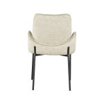 LABEL51 Eetkamerstoel Joni - Beige - Fluweel - Afbeelding 2