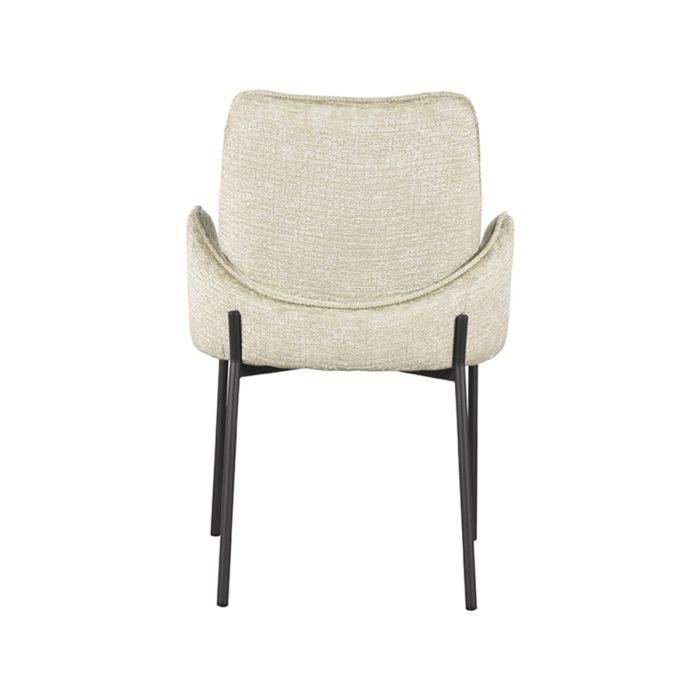 LABEL51 Eetkamerstoel Joni - Beige - Fluweel - Afbeelding 2