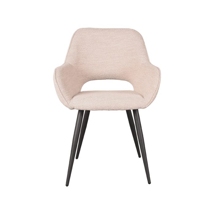 LABEL51 Eetkamerstoel Fer - Naturel - Boucle - Afbeelding 2