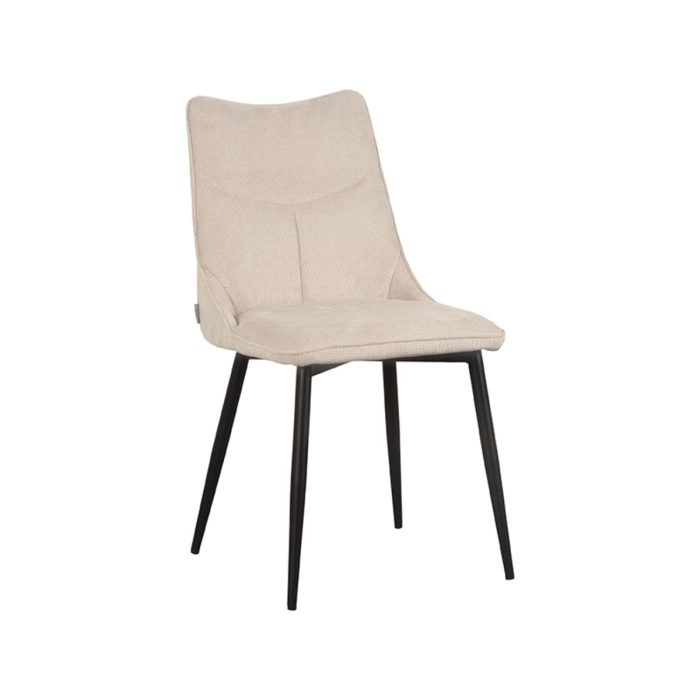LABEL51 Eetkamerstoel Juul - Naturel - Boucle - Afbeelding 2