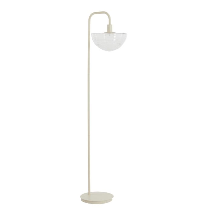 Vloerlamp Baylie - Mat crème - 43x30x165cm - Afbeelding 2