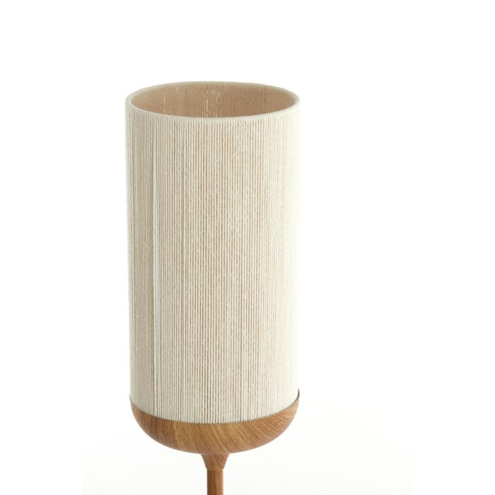 Vloerlamp Dania - Crème/Naturel - Ø23x159cm - Afbeelding 2
