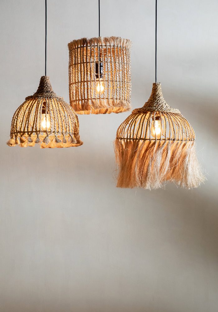 De Abaca Kwast Hanger - Natuurlijk - S - Afbeelding 2