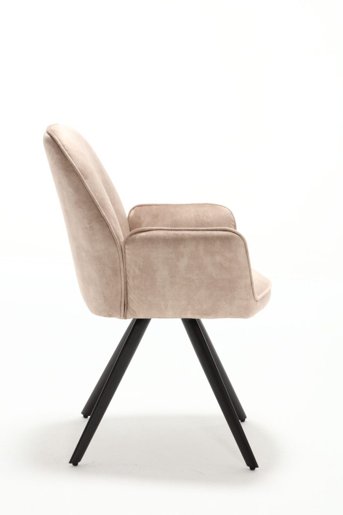 Eetkamerstoel Nova | Beige (set van 2) - Afbeelding 12