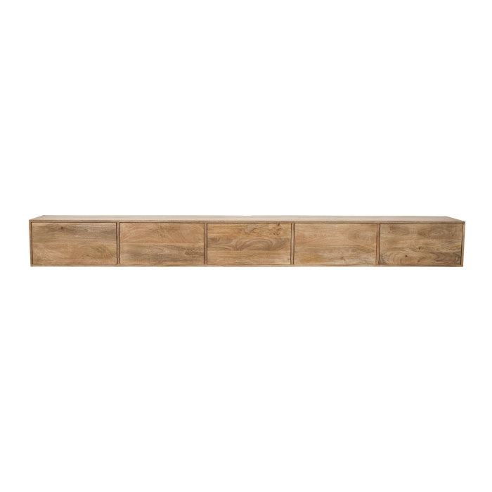Zwevend tv-meubel Vision Naturel | 280 cm - Afbeelding 12