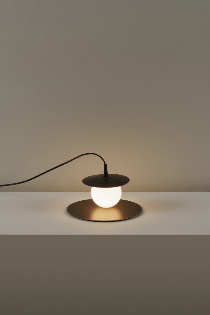 Symphony Tafellamp G9 in gestructureerd antraciet grijs. - Afbeelding 11