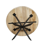 Eiken eettafel Ferris | Rond 110 cm | Naturel - Afbeelding 12