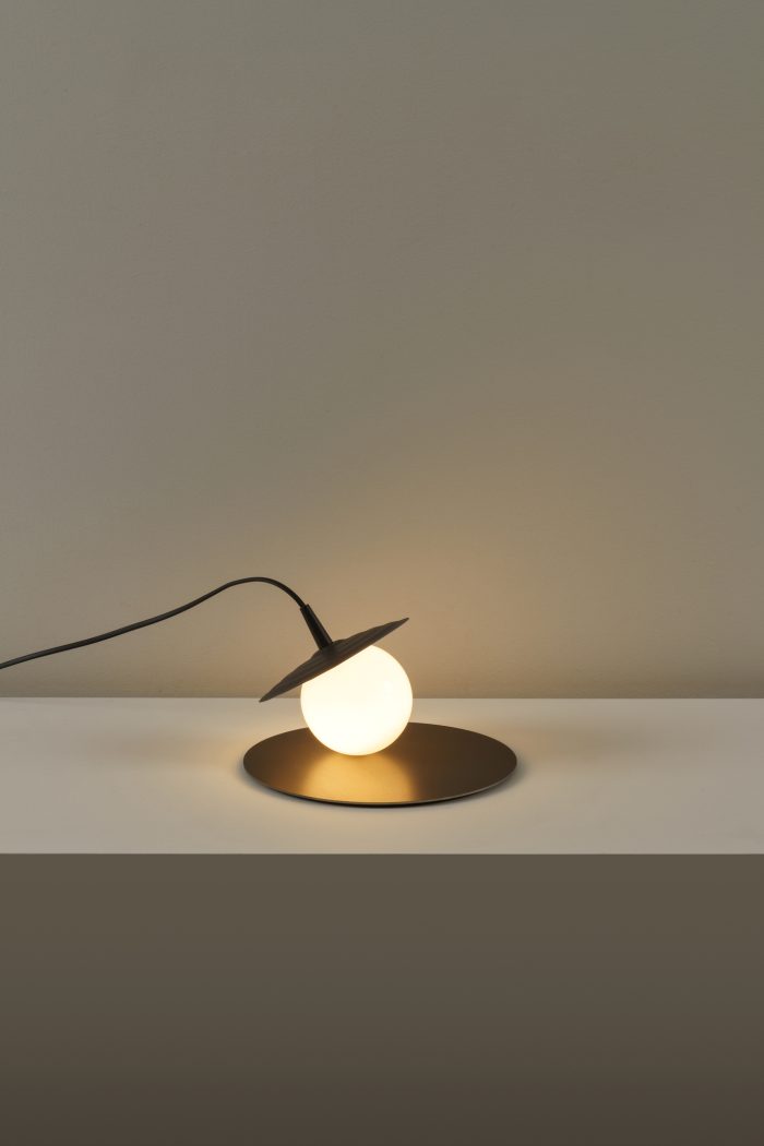 Symphony Tafellamp G9 in gestructureerd antraciet grijs. - Afbeelding 12