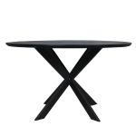 Eiken eettafel Ferris | Rond 130 cm | Naturel - Afbeelding 3