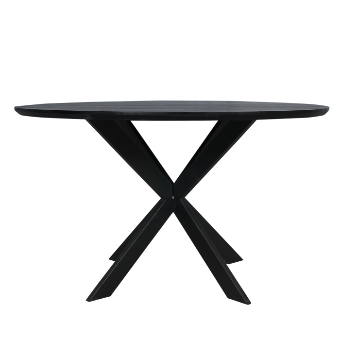 Eiken eettafel Ferris | Rond 130 cm | Naturel - Afbeelding 3