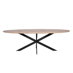 Eiken eettafel Ferris | Ovaal 240 cm | Naturel - Afbeelding 3