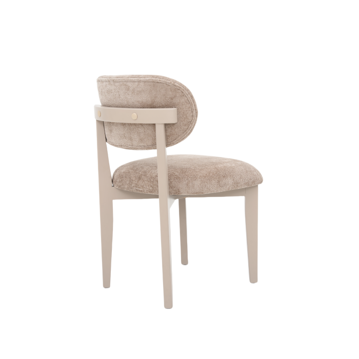 STOEL SILLA ZB-5684 CHAMPAGNE POTEN BRUIN FY2415-8 - Afbeelding 3