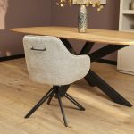 Eetkamerstoel Jens | Beige (set van 2) - Afbeelding 3