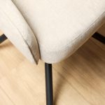 Eetkamerstoel Hanna | Beige | Met armleuning (set van 2) - Afbeelding 3