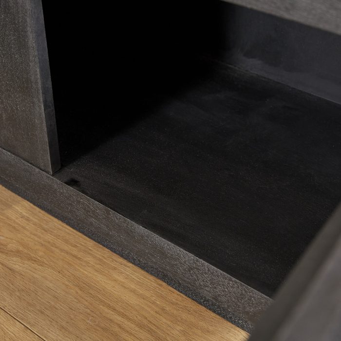 Tv-meubel Brussel Zwart | 150 cm - Afbeelding 3