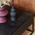 Salontafel Denver Zwart | 80x80 cm - Afbeelding 3